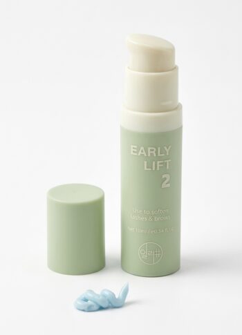 Early korean lash lift step 2