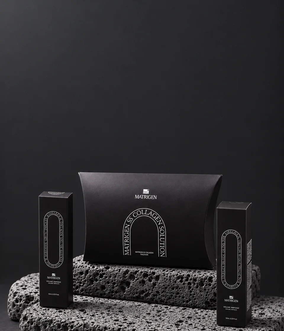 Matrigen SS Collagen Volume gift set in its black gift box